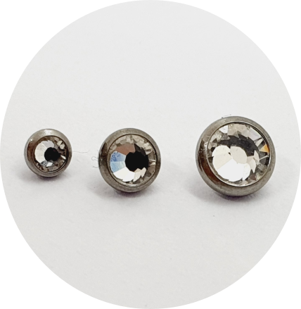 Labret Cristal Flat M2