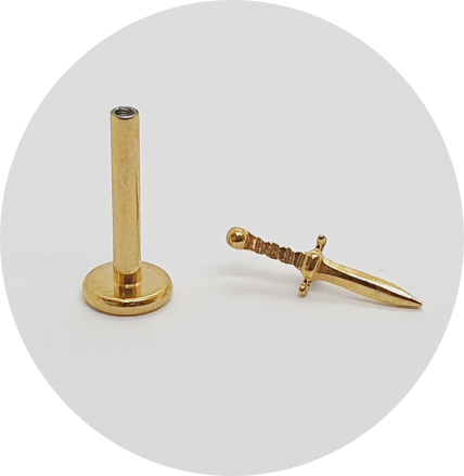 Labret Mini Adaga PVD Gold