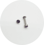 Labret Ametista Flat - Imagem 2