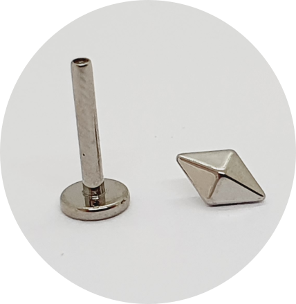 Labret Losângo 3D
