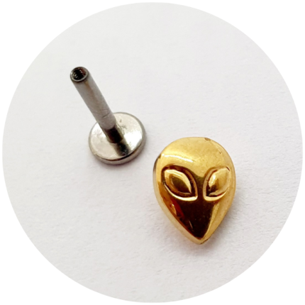 Labret ET PVD Gold - Haste Natural
