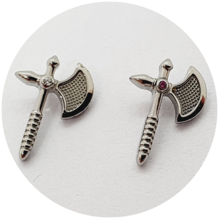 Labret Machado com Zircônia - Branca ou Vermelha