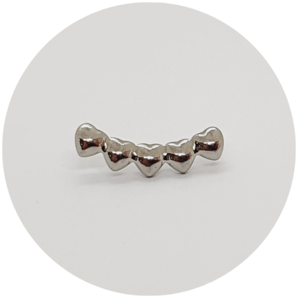 Labret Cluster Corações