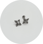 Labret Estrela Ornamental Zircônia 12B - Imagem 2