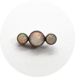 Labret Opala Branca 3P
