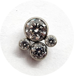 Labret Pet Zircônia Mini