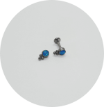 Labret Opala Azul 3B - Imagem 2
