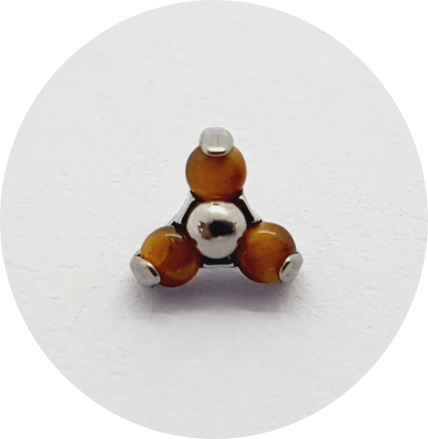Labret Trinity Olho de Tigre