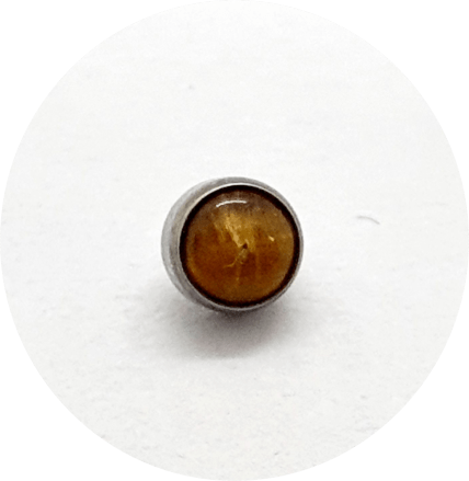 Labret Olho de Tigre Flat