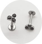 Labret Trinity Onix - Imagem 2