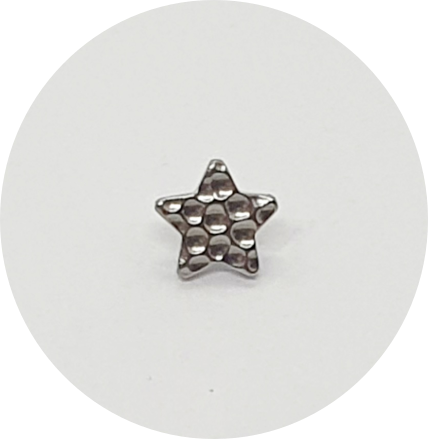 Labret Estrela Martelada