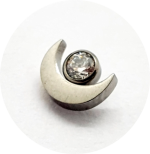 Labret Lua Zircônia