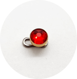Microdermal Cristal Vermelho PVD Gold V2