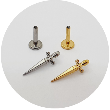 Labret Adaga M2 PVD Gold