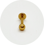 Labret PVD Gold Básico (Rosca Externa) - Imagem 2